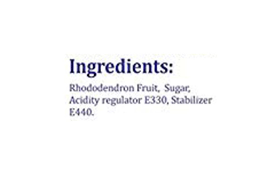 Arena Organica Rhododendron Jam    Glass Jar  500 grams